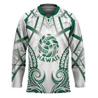 Custom Hawaii Volleyball Hockey Jersey Polynesian Pattern - Polynesian Pride