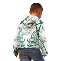 Custom Hawaii Volleyball Kid Hoodie Polynesian Pattern - Polynesian Pride