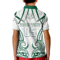 Custom Hawaii Volleyball Kid Polo Shirt Polynesian Pattern - Polynesian Pride