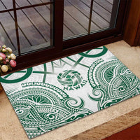 Hawaii Volleyball Rubber Doormat Polynesian Pattern - Polynesian Pride