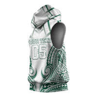 Custom Hawaii Volleyball Sleeveless Hoodie Polynesian Pattern - Polynesian Pride