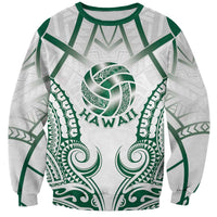 Custom Hawaii Volleyball Sweatshirt Polynesian Pattern - Polynesian Pride