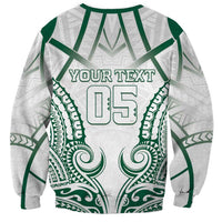 Custom Hawaii Volleyball Sweatshirt Polynesian Pattern - Polynesian Pride