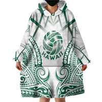 Custom Hawaii Volleyball Wearable Blanket Hoodie Polynesian Pattern - Polynesian Pride
