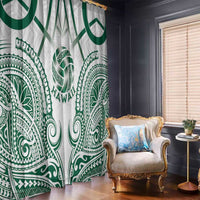 Hawaii Volleyball Window Curtain Polynesian Pattern - Polynesian Pride