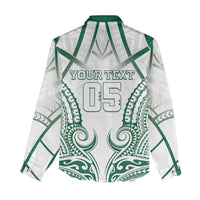 Custom Hawaii Volleyball Women Casual Shirt Polynesian Pattern - Polynesian Pride