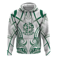 Custom Hawaii Volleyball Zip Hoodie Polynesian Pattern - Polynesian Pride