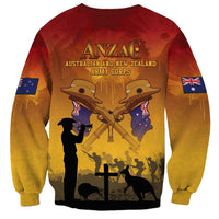 ANZAC Day Sweatshirt Australia And New Zealand Slouch Hats