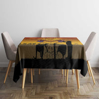 ANZAC Day Tablecloth Australia And New Zealand Slouch Hats