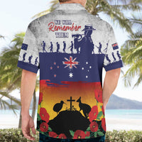 New Zealand And Australia ANZAC Last Post Hawaiian Shirt
