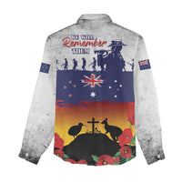 New Zealand And Australia ANZAC Last Post Women Casual Shirt LT05 - Polynesian Pride