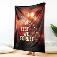 Honouring The ANZAC Spirit Blanket Gallipoli Lest We Forget