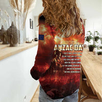 Honouring The ANZAC Spirit Women Casual Shirt Gallipoli Lest We Forget LT05 - Polynesian Pride