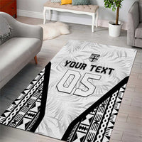 Custom Fiji 2026 Rugby Area Rug Fijian Tapa Pattern LT05 - Polynesian Pride