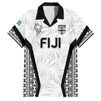 Custom Fiji 2026 Rugby Family Matching Mermaid Dress and Hawaiian Shirt Fijian Tapa Pattern LT05 Dad's Shirt - Short Sleeve White - Polynesian Pride