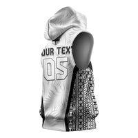 Custom Fiji 2026 Rugby Sleeveless Hoodie Fijian Tapa Pattern
