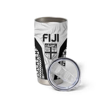 Custom Fiji 2026 Rugby Tumbler Cup Fijian Tapa Pattern