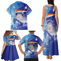 Personalised Marshall Islands Remembrance Day Family Matching Tank Maxi Dress and Hawaiian Shirt We Will Always Remember