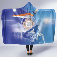 Marshall Islands Remembrance Day Hooded Blanket We Will Always Remember