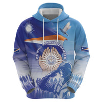 Personalised Marshall Islands Remembrance Day Hoodie We Will Always Remember