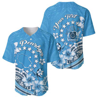Personalised Penrhyn Gospel Day Baseball Jersey Cook Islands Tribal Pattern LT05 - Polynesian Pride