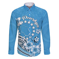 Personalised Penrhyn Gospel Day Family Matching Off The Shoulder Long Sleeve Dress and Hawaiian Shirt Cook Islands Tribal Pattern