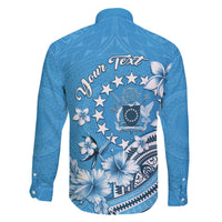 Personalised Penrhyn Gospel Day Family Matching Off The Shoulder Long Sleeve Dress and Hawaiian Shirt Cook Islands Tribal Pattern