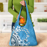 Penrhyn Gospel Day Grocery Bag Cook Islands Tribal Pattern LT05 - Polynesian Pride