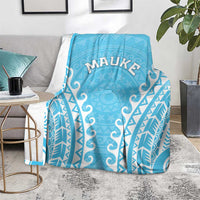 Custom Cook Islands Mauke Blanket Polynesian Tribal Tattoo