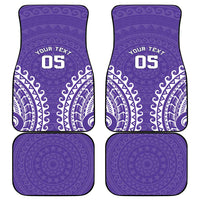 Custom Cook Islands Rarotonga Car Mats Polynesian Tribal Tattoo