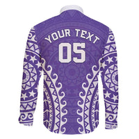 Custom Cook Islands Rarotonga Family Matching Long Sleeve Bodycon Dress and Hawaiian Shirt Polynesian Tribal Tattoo