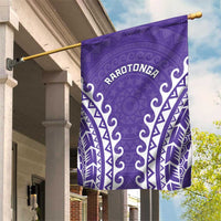 Custom Cook Islands Rarotonga Garden Flag Polynesian Tribal Tattoo