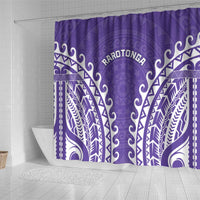 Custom Cook Islands Rarotonga Shower Curtain Polynesian Tribal Tattoo