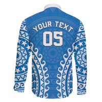 Custom Cook Islands Pukapuka Family Matching Long Sleeve Bodycon Dress and Hawaiian Shirt Polynesian Tribal Tattoo LT05 - Polynesian Pride