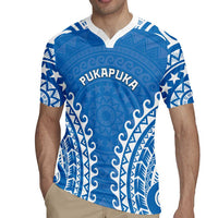 Custom Cook Islands Pukapuka Rugby Jersey Polynesian Tribal Tattoo LT05 - Polynesian Pride