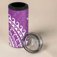 Cook Islands Mangaia 4 in 1 Can Cooler Tumbler Polynesian Tribal Tattoo LT05 - Polynesian Pride