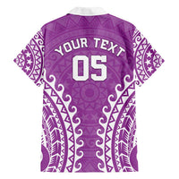 Custom Cook Islands Mangaia Family Matching Puletasi and Hawaiian Shirt Polynesian Tribal Tattoo LT05 - Polynesian Pride