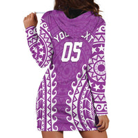 Custom Cook Islands Mangaia Hoodie Dress Polynesian Tribal Tattoo LT05 - Polynesian Pride