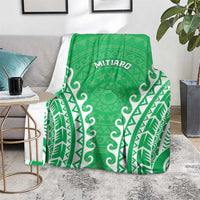 Custom Cook Islands Mitiaro Blanket Polynesian Tribal Tattoo