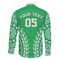 Custom Cook Islands Mitiaro Family Matching Puletasi and Hawaiian Shirt Polynesian Tribal Tattoo LT05 - Polynesian Pride
