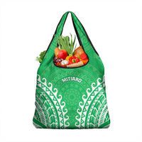 Cook Islands Mitiaro Grocery Bag Polynesian Tribal Tattoo LT05 1-pack One Size Green - Polynesian Pride