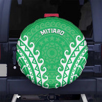 Custom Cook Islands Mitiaro Spare Tire Cover Polynesian Tribal Tattoo