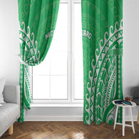 Custom Cook Islands Mitiaro Window Curtain Polynesian Tribal Tattoo