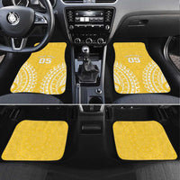 Custom Cook Islands Aitutaki Car Mats Polynesian Tribal Tattoo