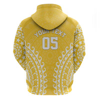 Custom Cook Islands Aitutaki Hoodie Polynesian Tribal Tattoo