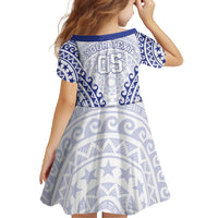 Custom Cook Islands Palmerston Family Matching Off The Shoulder Long Sleeve Dress and Hawaiian Shirt Polynesian Tribal Tattoo