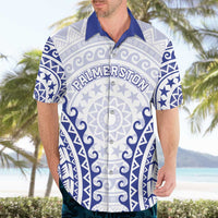 Custom Cook Islands Palmerston Hawaiian Shirt Polynesian Tribal Tattoo