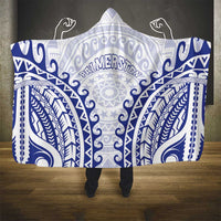 Custom Cook Islands Palmerston Hooded Blanket Polynesian Tribal Tattoo