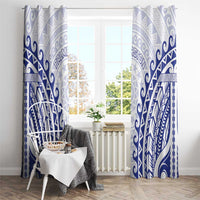 Custom Cook Islands Palmerston Window Curtain Polynesian Tribal Tattoo