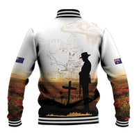Australia And New Zealand ANZAC Day Baseball Jacket Battle Of Beersheba LT05 - Polynesian Pride